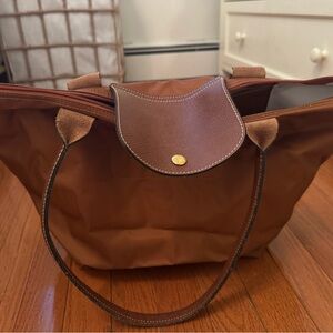 Brown Longchamp Tote Bag